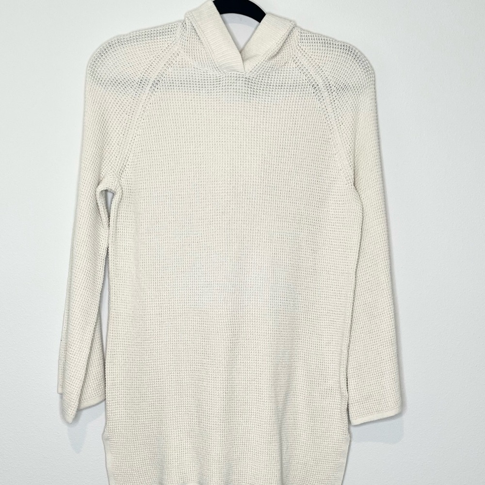 Chaps cream hoodie sweater size medium